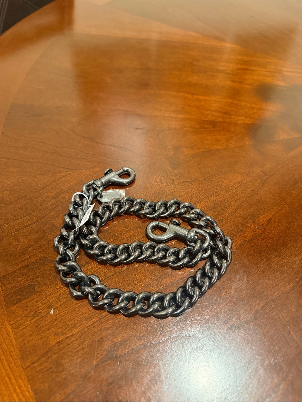 Coach Gunmetal Chain Strap NWT